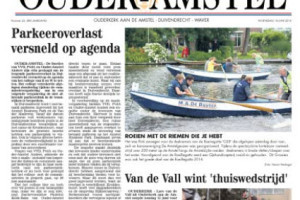 Weekblad voor Ouder-Amstel: Parkeeroverlast versneld op agenda